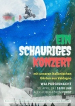 Plakat Schuariges Konzert